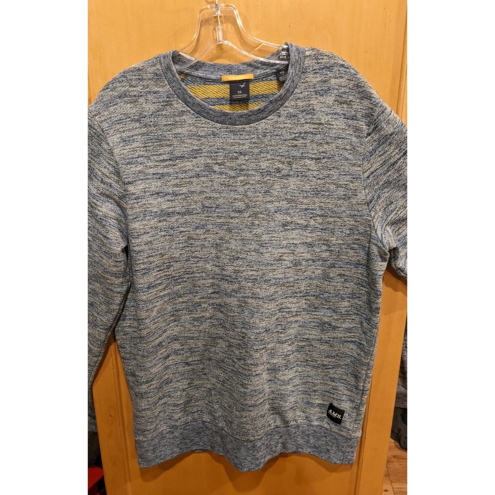 Scotch and Soda AMS Vacay Everyday Blue Pullover Sweater Size Large